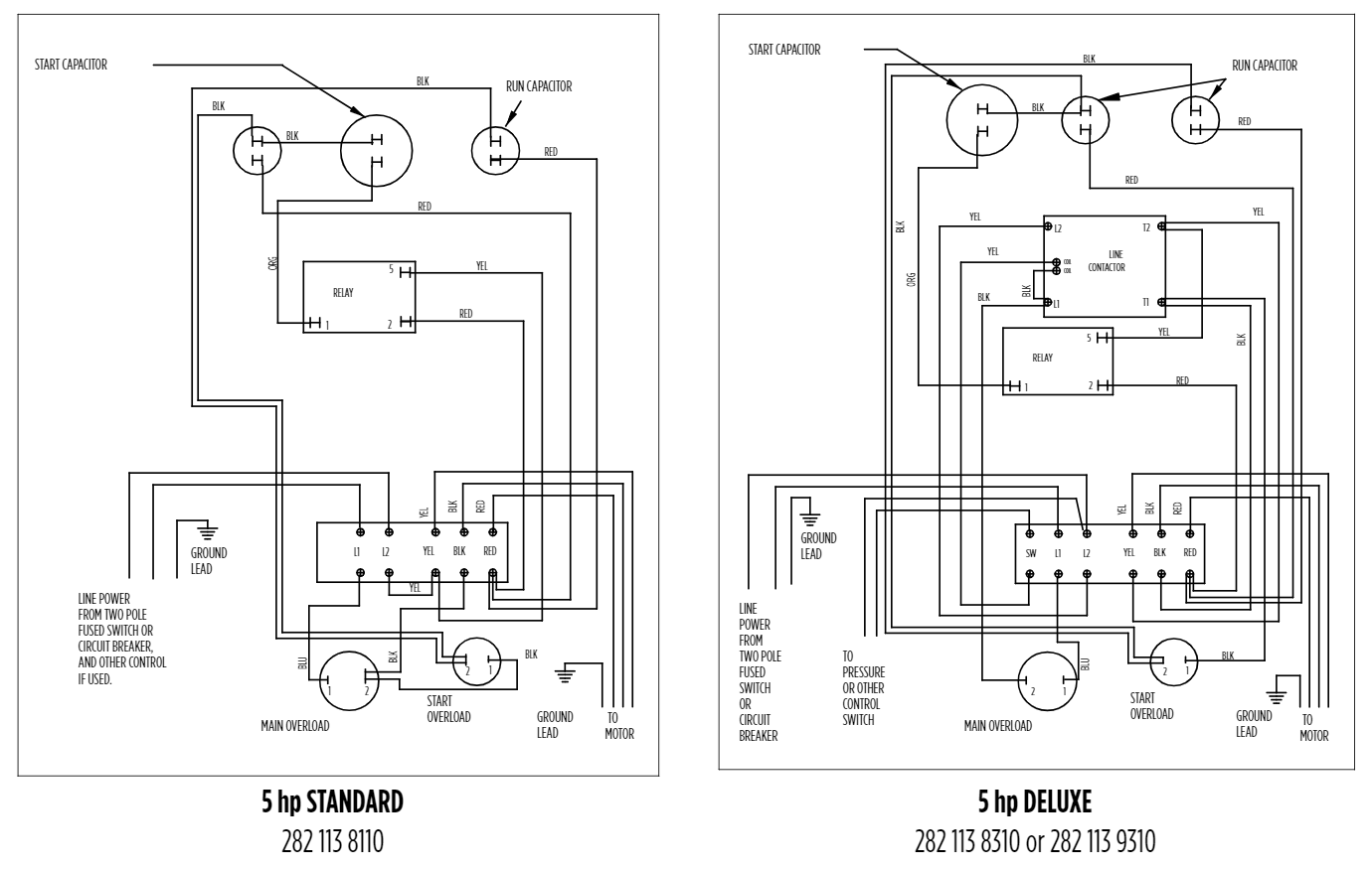 5hp-control-box-deluxe-vs-standard-wiring-diagram-comparison