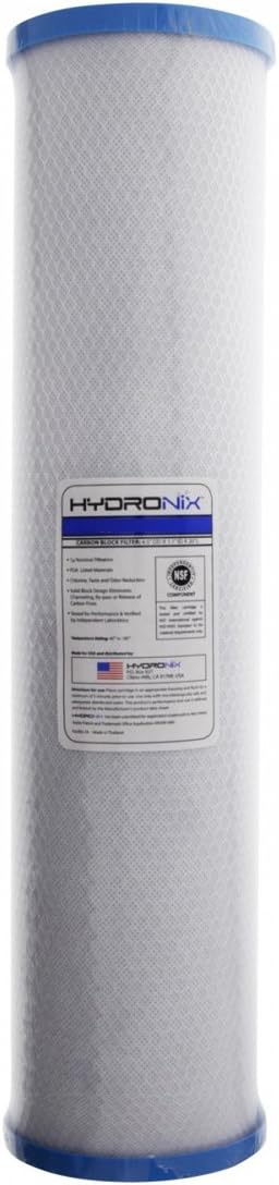 Hydronix Carbon Block Filter - 0.5 micron - 2.5 x 9-7/8 inch - SMCB-2510