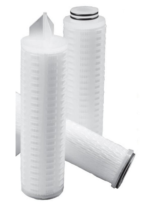 Hydronix AR Series Pleated Sediment Water Filter - 0.2 Micron Absolute Rated - 2-1/2 x 20 inch - AR0020S52A - End Cap Style 222/FIN