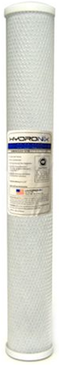 Hydronix Carbon Block Filter - 1 micron - 2-1/2 x 20 - CB-25-2001