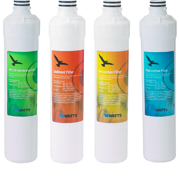 Watts WQC4RO13-100 Quick Change (QC) Reverse Osmosis - 100 GPD - Replacement Filters