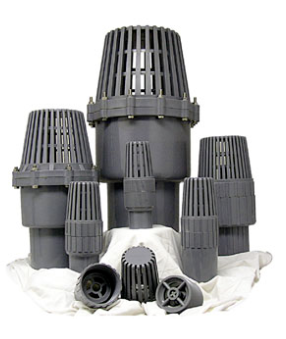 Munro PVC Foot Valves - 1.25 inch