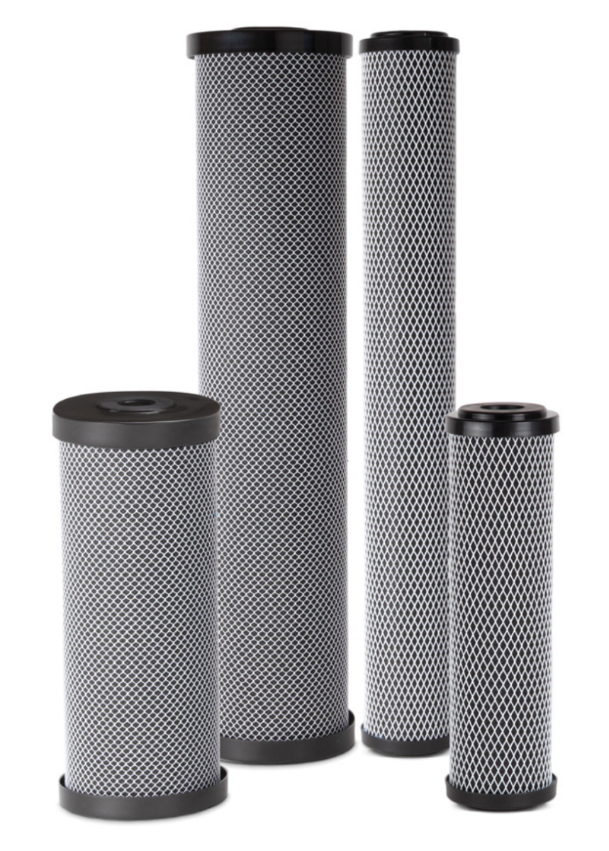 Hydronix CIC Plus Series 0.5 Micron Carbon Impregnated Cartridges 4.5 x 9-7/8 inch - CIC-BB10SM