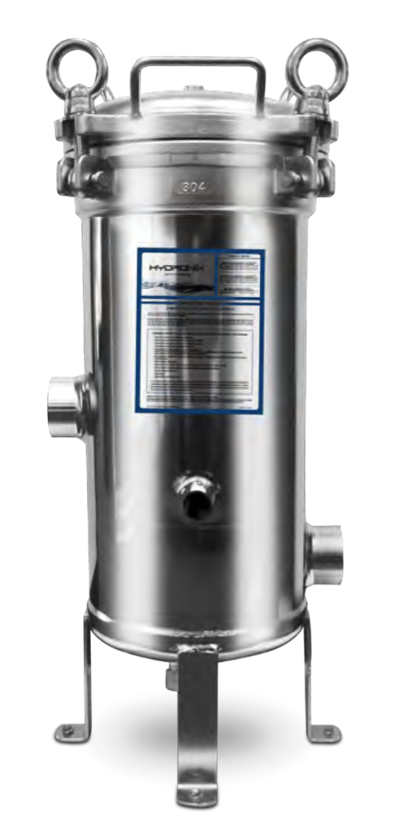 Hydroscientic 1008 GPM Stainless Steel Swing Bolt 36-Filter Jumbo 40 inch Filter Housing - MRH-3640-6FL