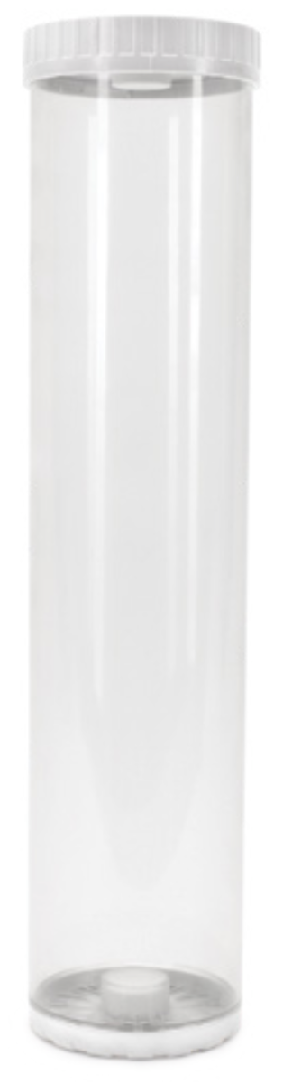 Hydronix EC Series Empty Refillable Cartridges (4.5x20 inch) - Clear - Full Flow - EC-4520C
