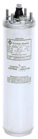 Franklin Electric 2343059204GS - 4 Inch Submersible Motor - 2 HP - 200 Volt - 3 Phase