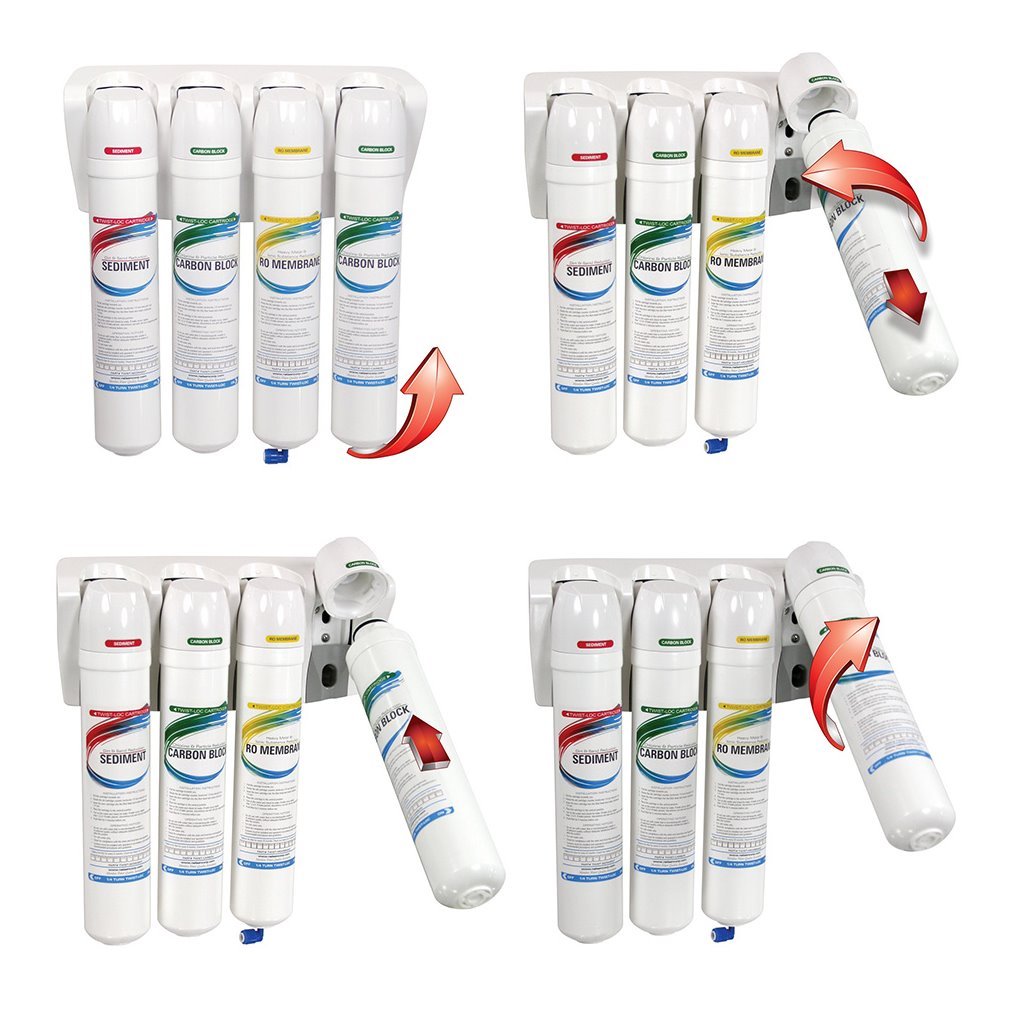 Nelsen Water Solutions - Quick Twist Replacement filter Membrane - for the Quick Twist RO Water Filter System
