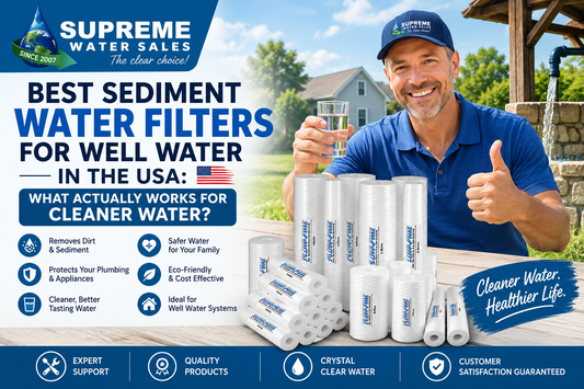 Best Sediment Water Filters for Well Water in The USA