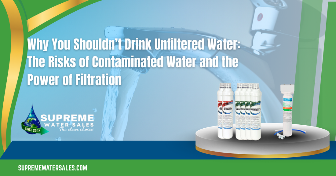 Why You Shouldn’t Drink Unfiltered Water: The Risks of Contaminated Water and the Power of Filtration