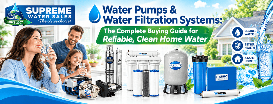 Water Pumps & Water Filtration Systems: The Complete Buying Guide for Reliable, Clean Home Water
