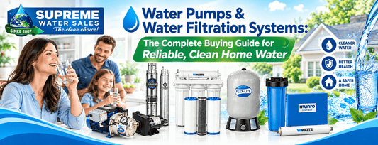 Water Pumps & Water Filtration Systems: The Complete Buying Guide for Reliable, Clean Home Water