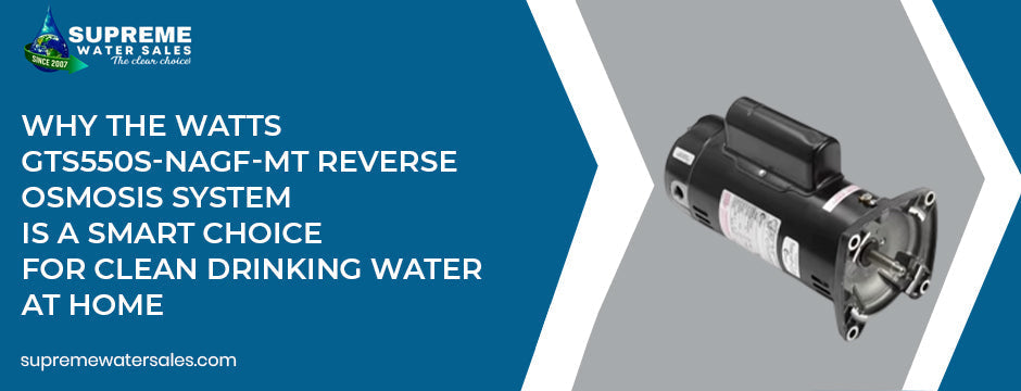 Why the Watts GTS550S-NAGF-MT Reverse Osmosis System Is a Smart Choice for Clean Drinking Water at Home