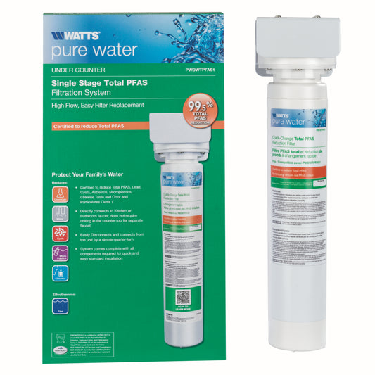 Watts PFAS Water Filtration System – Complete Kit