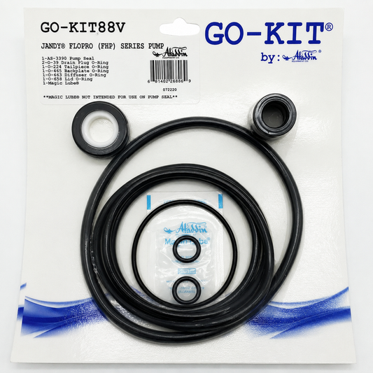 Aladdin GO-KIT88V - Premium Salt Water Repair Seal Kit - Jandy FloPro