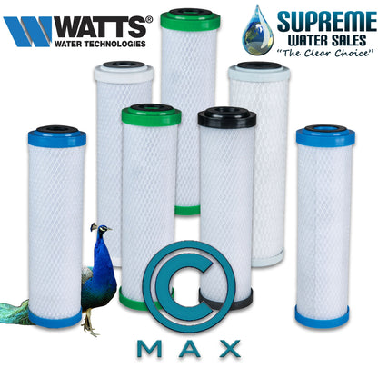 Watts C-Max MAXETW-FF975 - Carbon Block Filter Cartridge - 4-5/8 x 9-3/4 - Full Flow