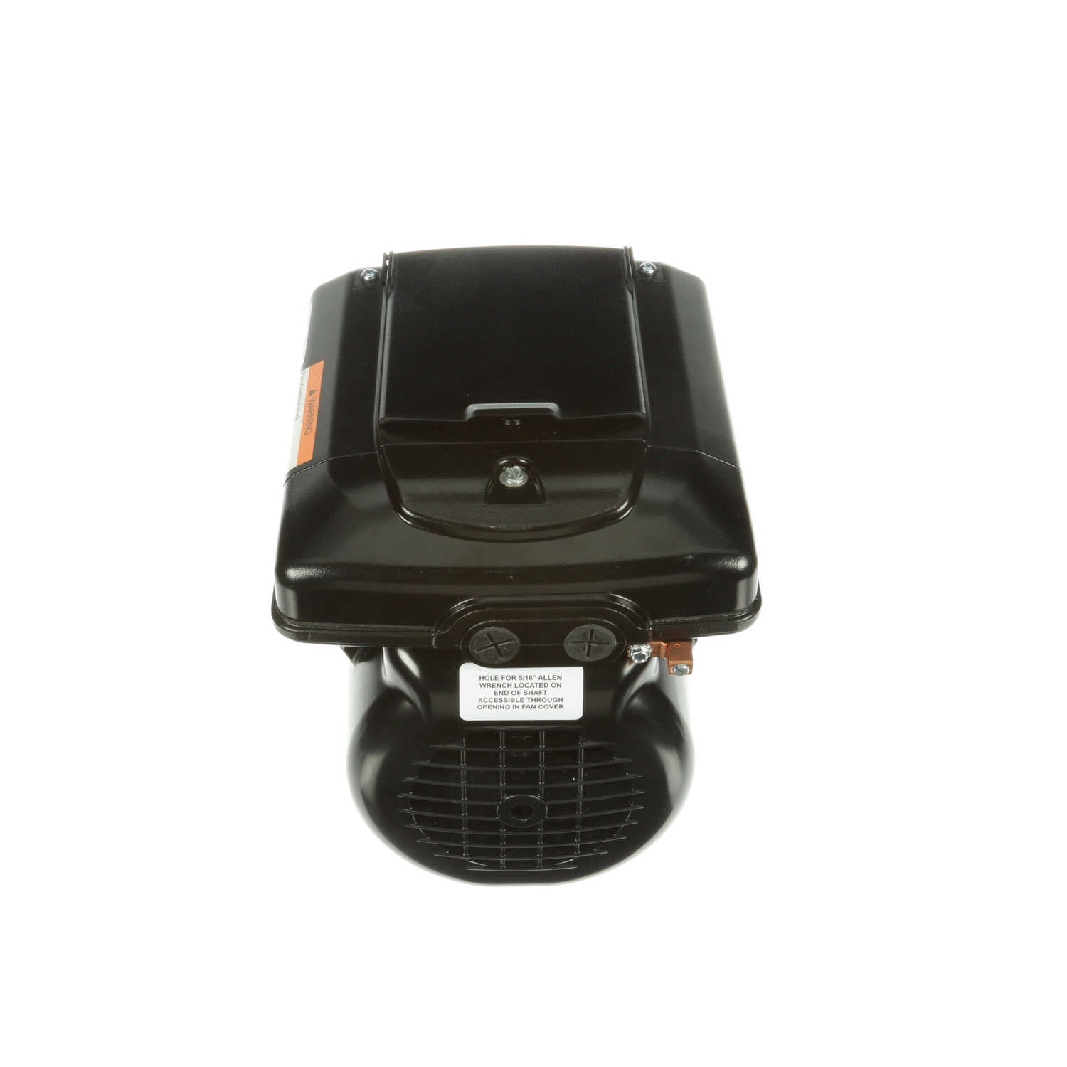 ECM165CU pool pump motor rear view for technical specifications
