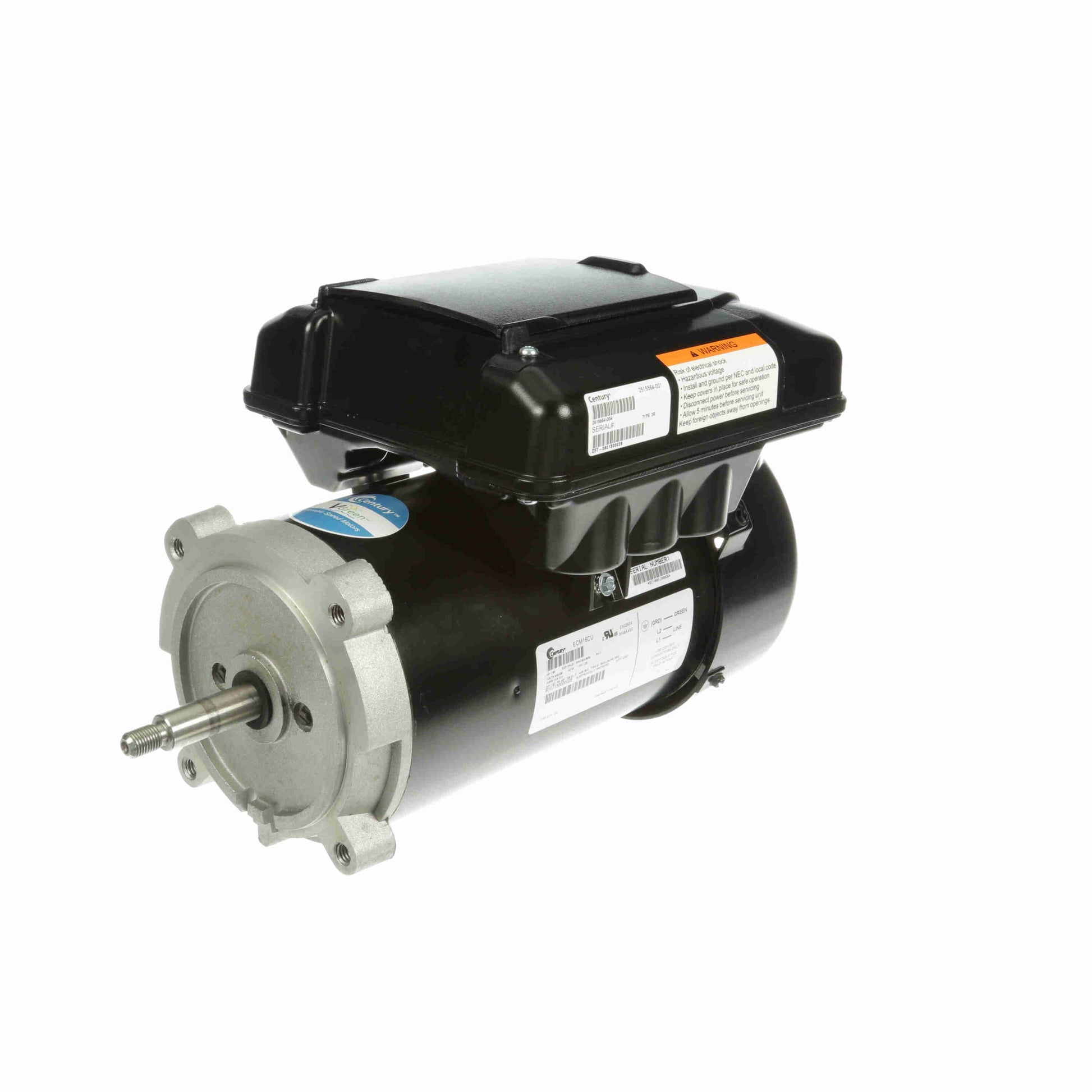 electric-pump-motor-with-black-capacitor-housing