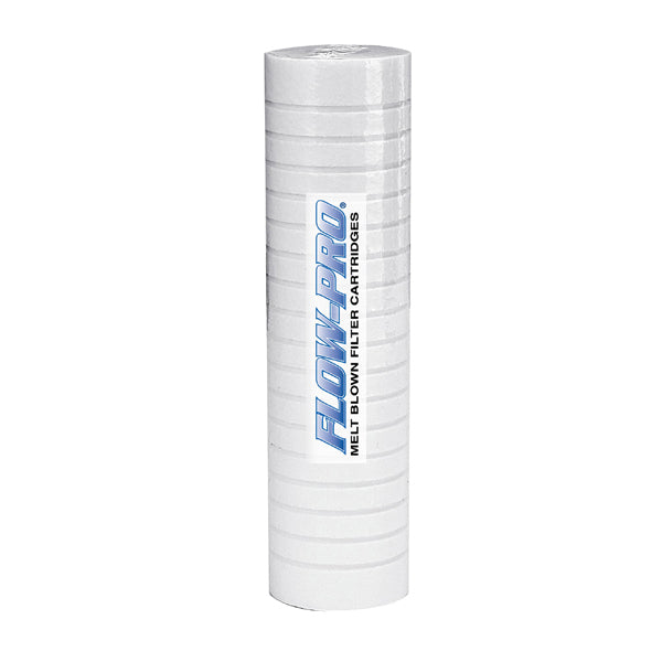 Watts Flow-Pro FPMBG-20-975 Melt Blown Sediment Filter Cartridges - 20 micron - 2-1/2 x 9-3/4 - Grooved