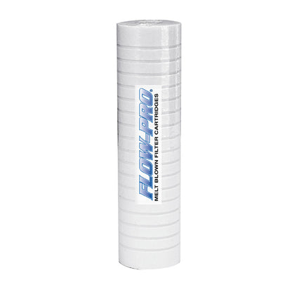 Watts Flow-Pro FPMBG-20-975 Melt Blown Sediment Filter Cartridges - 20 micron - 2-1/2 x 9-3/4 - Grooved