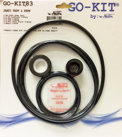 Aladdin GO-KIT83 - Standard Repair Seal Kit - Jandy PHPF / PHPM ( Post 2006 )