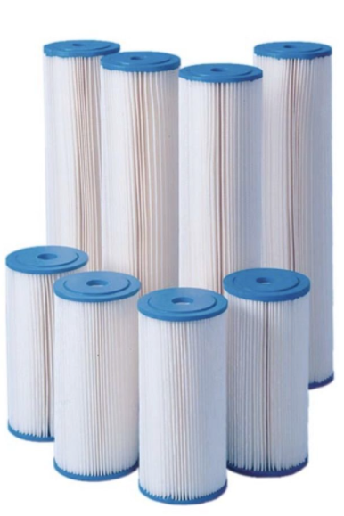 Harmsco Calypso Blue Cartridges Premium Polyester-Plus  - 4-1/2 x 20  - 20 Micron - HB-20-20W