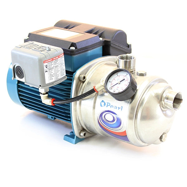 Pearl JSC-07F16P - Stainless Steel - Jet Pump - Brass Impeller - 3/4 HP - 115 / 230 Volt
