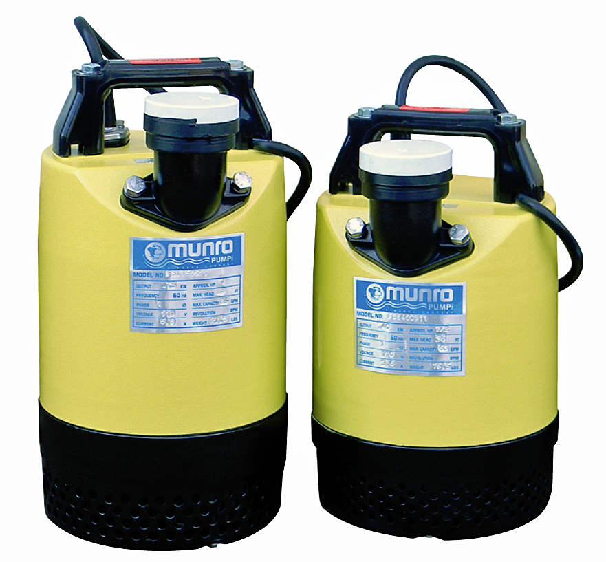 Munro FSL400S11 - FSL Series - Submersible Dewatering Pump - 1/2 HP - 110 V