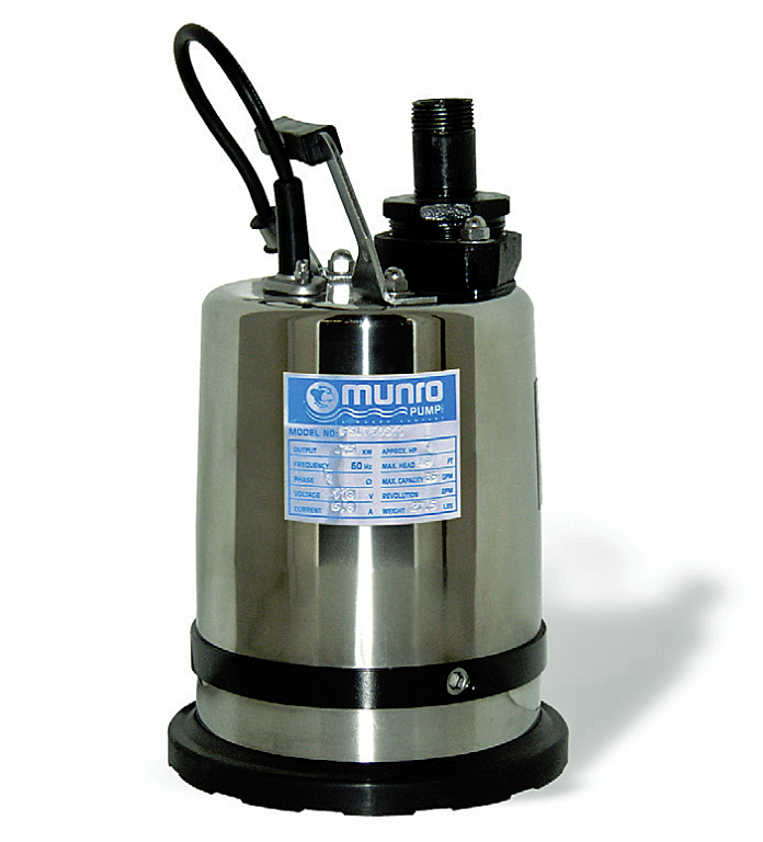Munro FSR4002S22 - FSR Series - Submersible Dewatering Pump - 1/2 HP - 220 V - 2in NPT