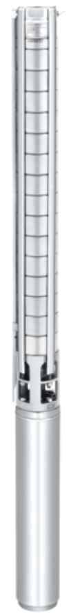 Shakti QF1-18+M Submersible Pump - 5 GPM - 1 HP - 230 Volts ( 3 Wires + Ground ) Stainless Steel
