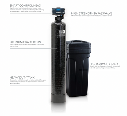 Aquatrol Water Softener - AQT-56SESM - Electronic Meter - 24000 grain
