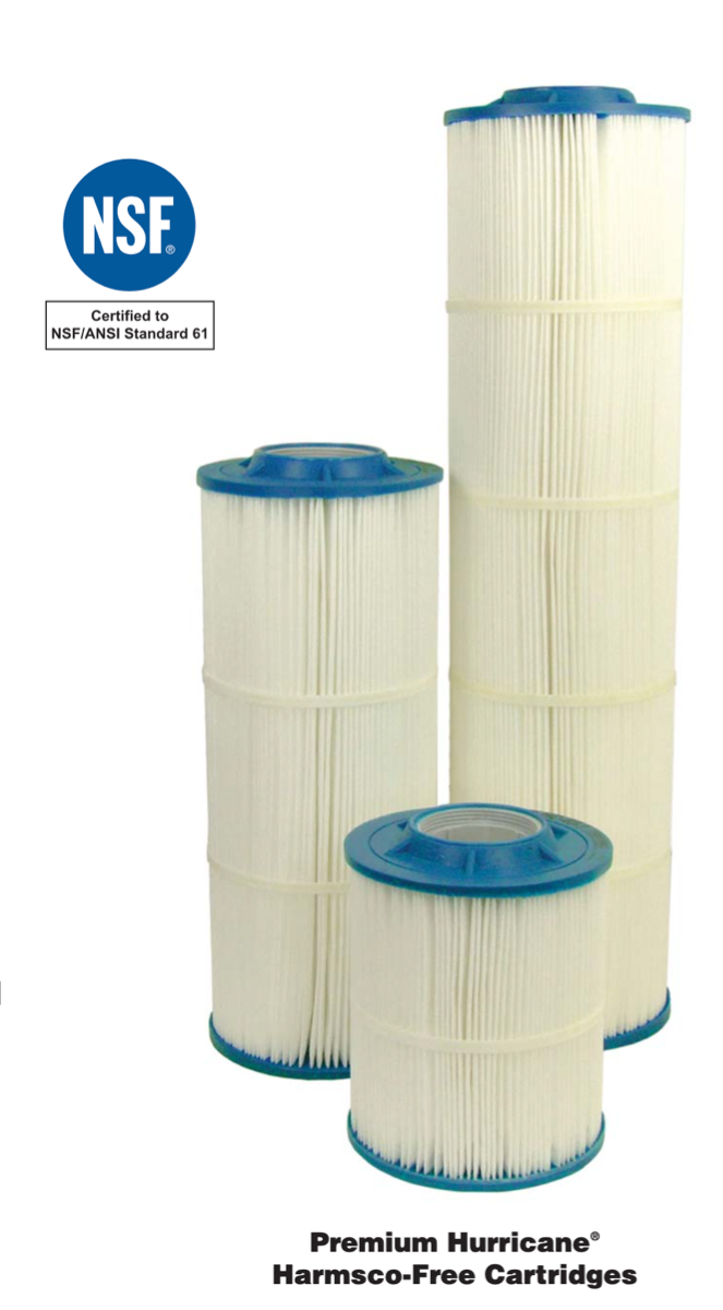 Harmsco Premium Hurricane Jumbo Synthetic Pleated Filter Cartridge - 5 Micron - HC/90-5W-HF