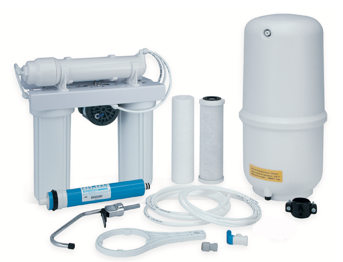 Watts GTS450S-NAGF-PT Reverse Osmosis Systems - 4-Stage - Plastic Tank - 50 GPD