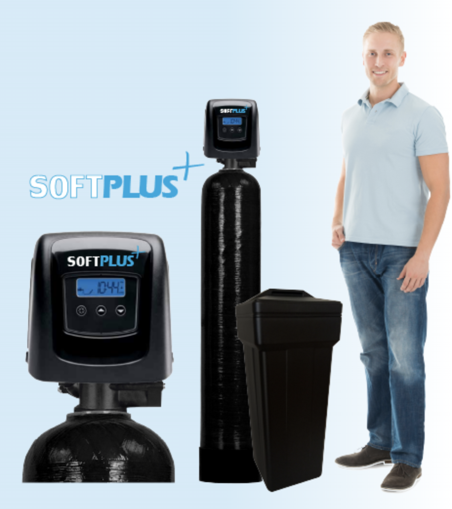 Supreme Water Softener - High Efficiency Water Softener - w/ Fleck 5800 SXT Control Valve - Catalytic Carbon Filter System 0.75 cuft - 24,000 Grain