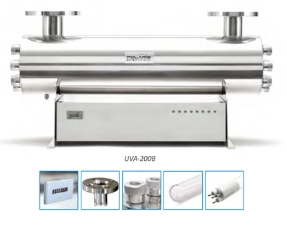 Polaris UV Water Disinfection System - High Output - 200 GPM - UVA-200B