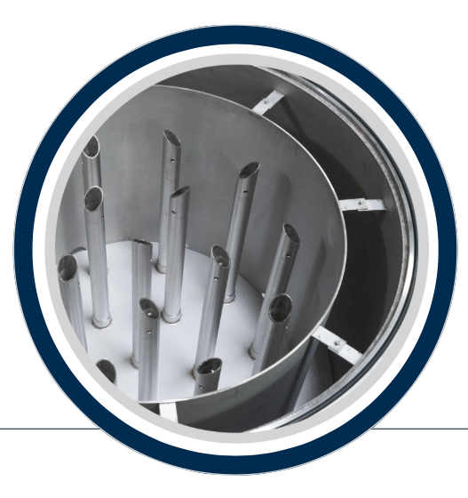Hydroscientic 1008 GPM Stainless Steel Swing Bolt 36-Filter Jumbo 40 inch Filter Housing - MRH-3640-6FL
