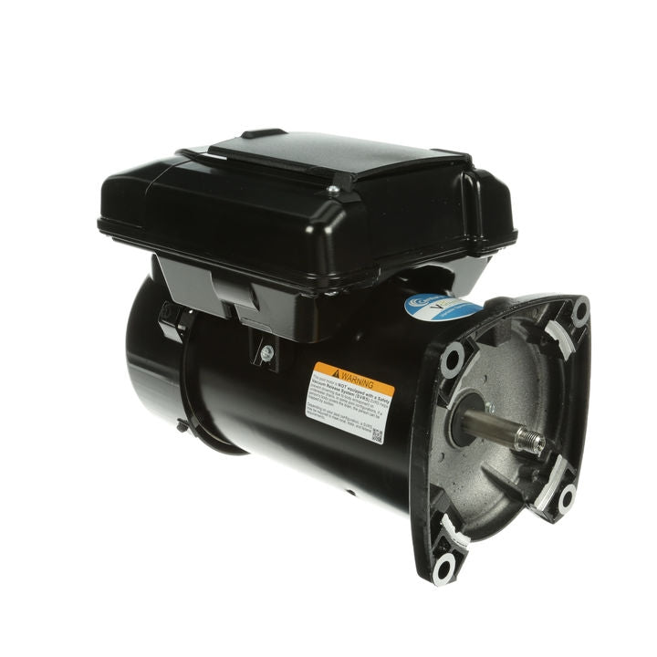 single-phase-electric-pump-motor-with-black-capacitor-cover